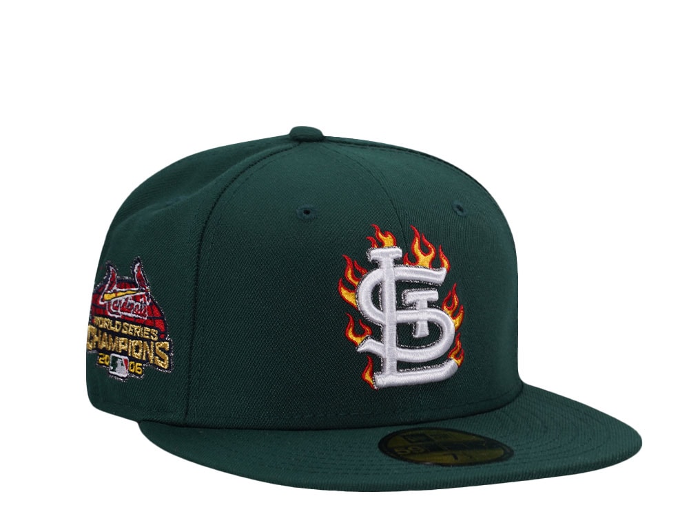 New Era St. Louis Cardinals World Series 2006 Dark Green Prime Edition 59Fifty Fitted Hat