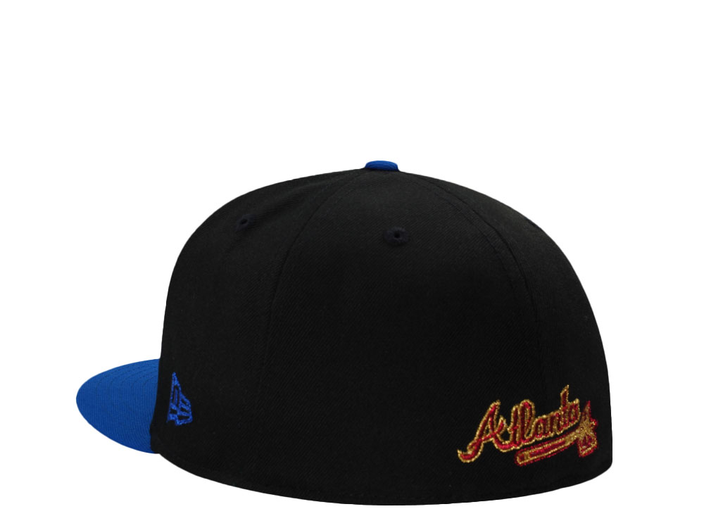 New Era Atlanta Braves World Series Champions 1995 Black Two Tone Edition 59Fifty Fitted Hat