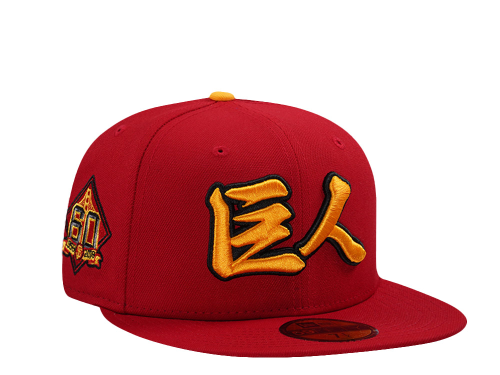 New Era San Francisco Giants 60th Anniversary Scarlet Prime Edition 59Fifty Fitted Hat