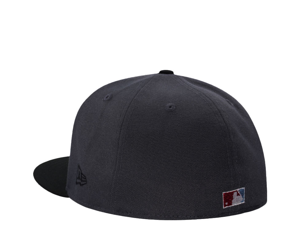 New Era Anaheim Angels 50th Anniversary Dark Gray Two Tone Edition 59Fifty Fitted Hat