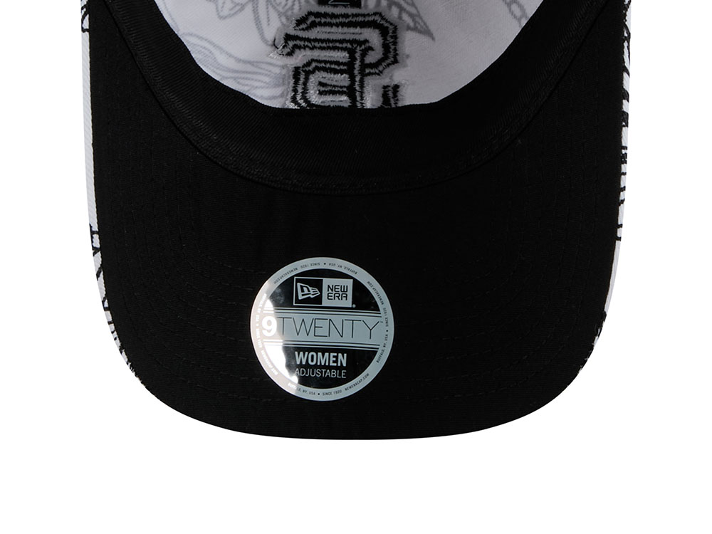 New Era San Francisco Giants Woman Floral Stitch White 9Twenty Strapback Hat