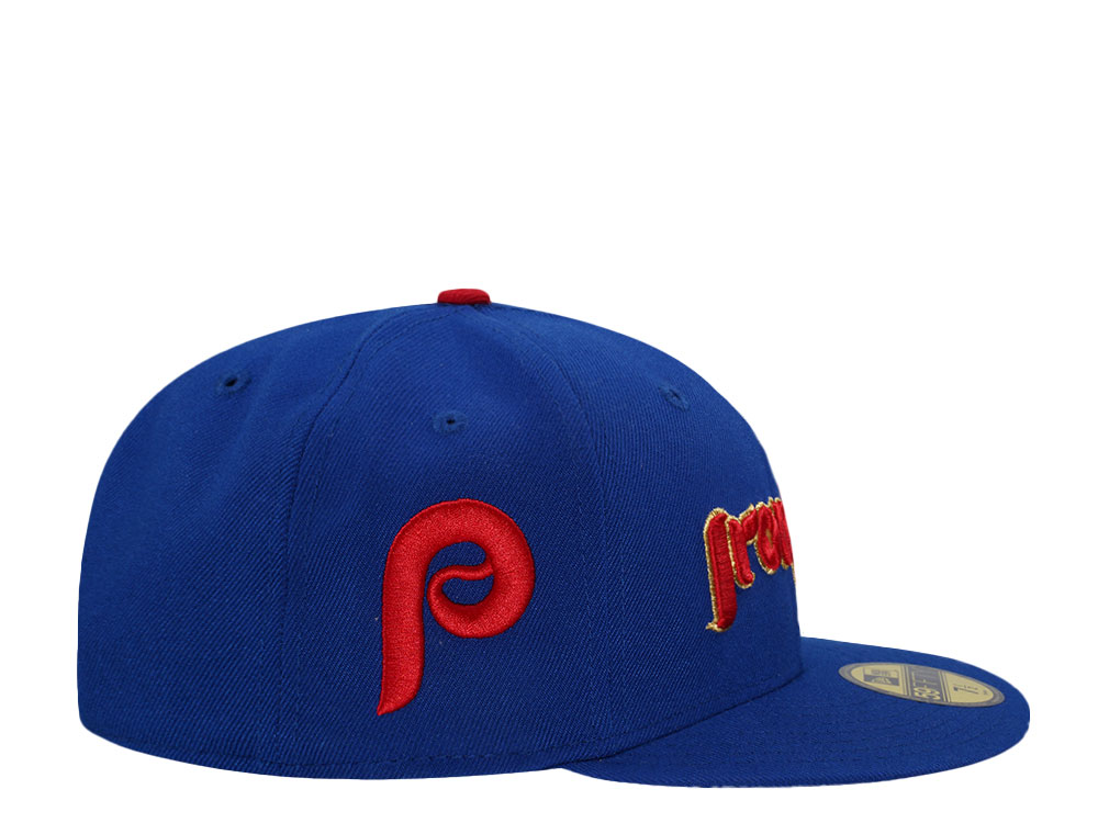 New Era Lehigh Valley IronPigs Royal Colorflip Throwback Edition 59Fifty Fitted Hat