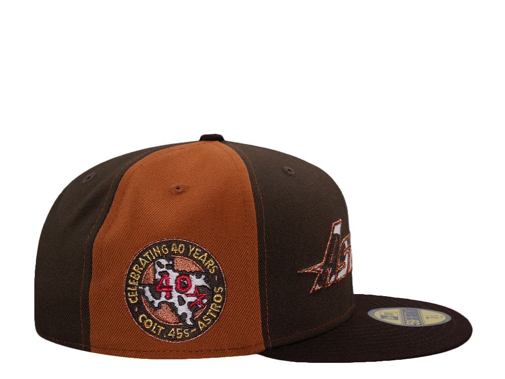 New Era Houston Astros 40th Anniversary Walnut Two Tone Edition 59Fifty Fitted Hat