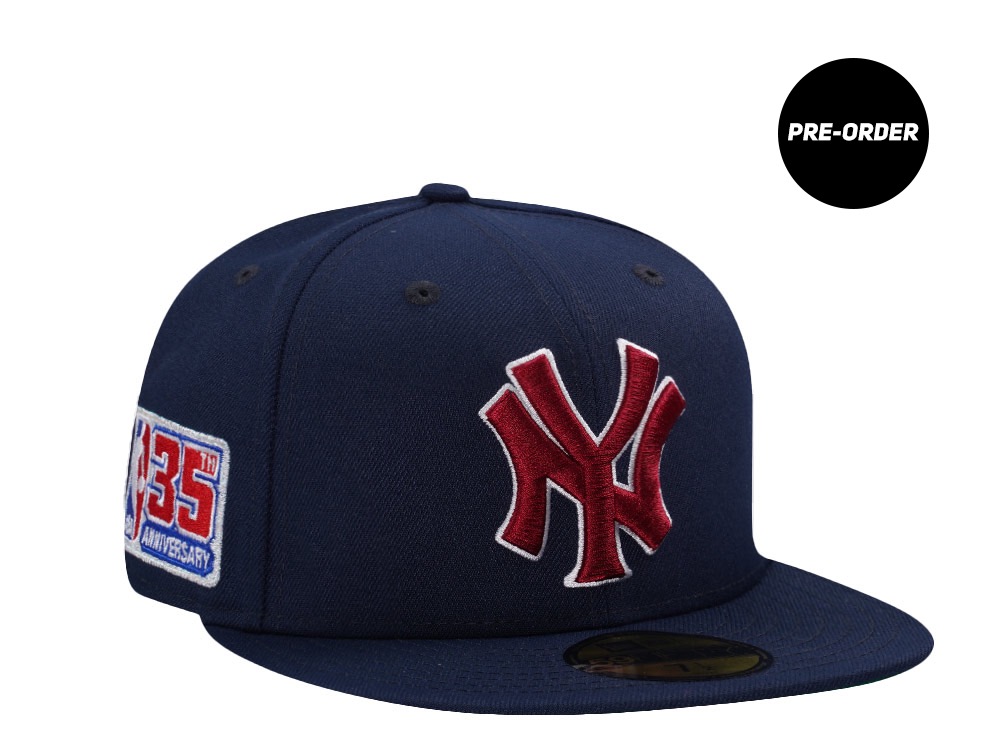PRE-ORDER New Era New York Knicks 35th NBA Anniversary Navy Prime Edition 59Fifty Fitted Hat