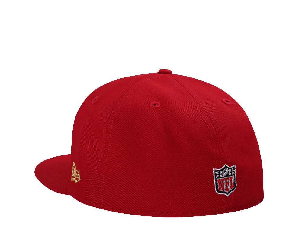 New Era San Francisco 49ers 60th Anniversary Scarlet Prime Edition 59Fifty Fitted Hat