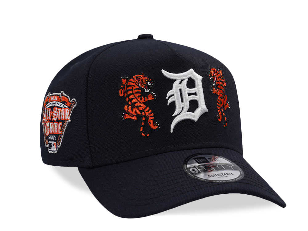 New Era Detroit Tigers All Star Game 2005 Navy Prime Edition 9Forty A Frame Snapback Hat