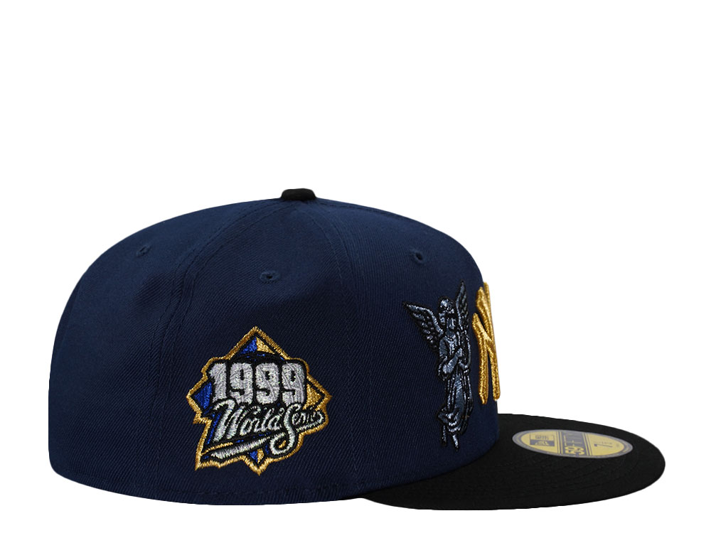 New Era New York Yankees World Series 1999 Angel Ocean Blue Two Tone Edition 59Fifty Fitted Hat