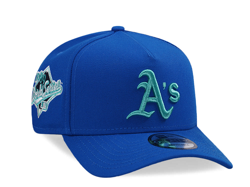 New Era Oakland Athletics World Series 1989 Cool Breeze Prime Edition 9Forty A Frame Snapback Hat