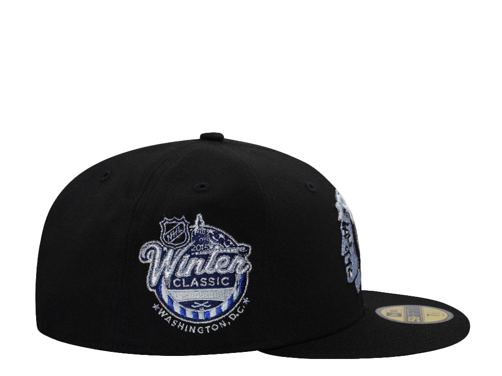 New Era Chicago Blackhawks Winter Classic 2015 Black Prime Edition 59Fifty Fitted Hat