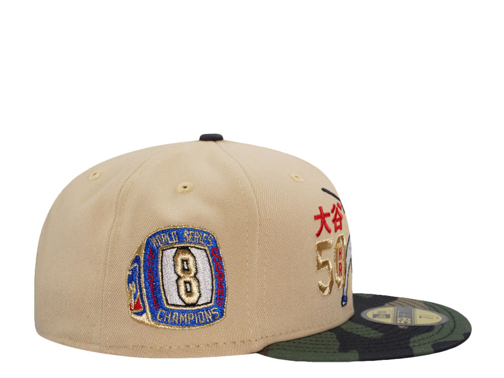 New Era Los Angeles Dodgers Ohtani 50 50 Vegas Camo Two Tone Edition 59Fifty Fitted Hat