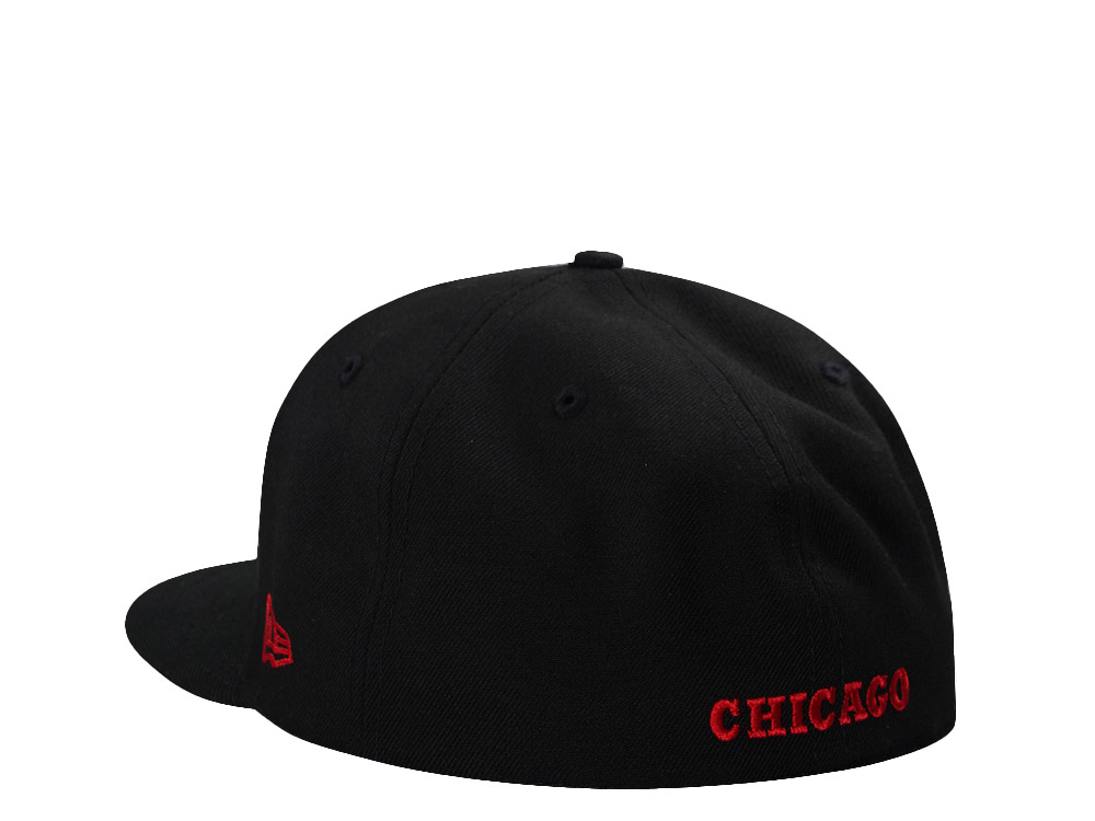 New Era Chicago Bulls NBA on NBC Black Prime Edition 59Fifty Fitted Hat