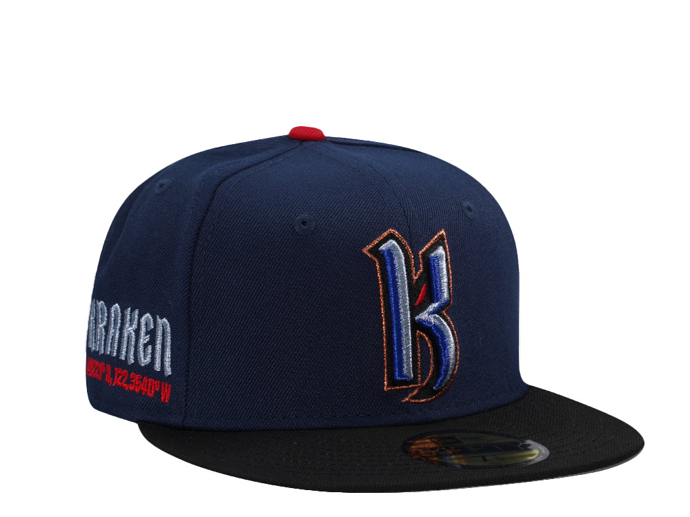 New Era Seattle Kraken Navy Two Tone Edition 59Fifty Fitted Hat