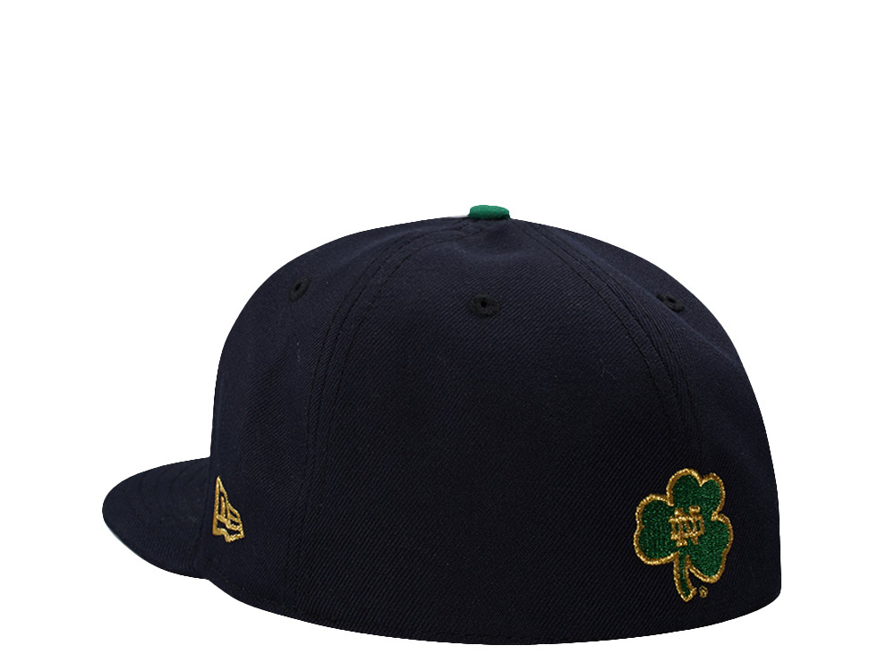 New Era Notre Dame Fighting Irish Chain Stitch Navy Prime Edition 59Fifty Fitted Hat