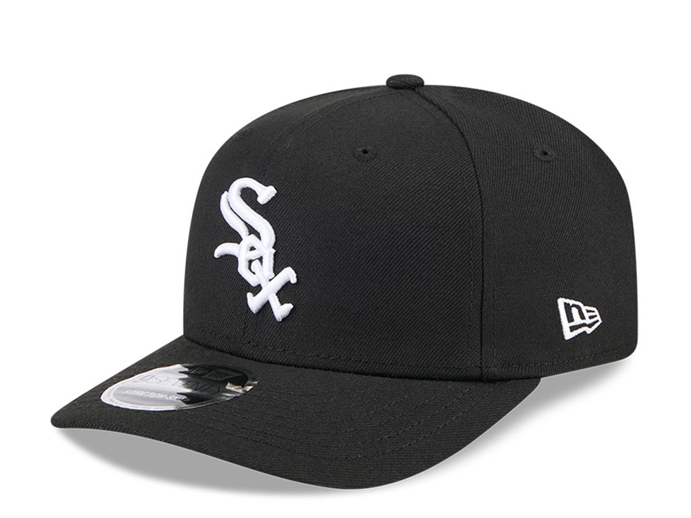 New Era Chicago White Sox Black Classic 9Seventy Stretch Snapback Hat