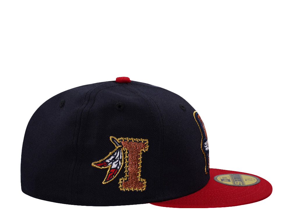 New Era Kinston Indians Navy Wool Two Tone Edition 59Fifty Fitted Hat