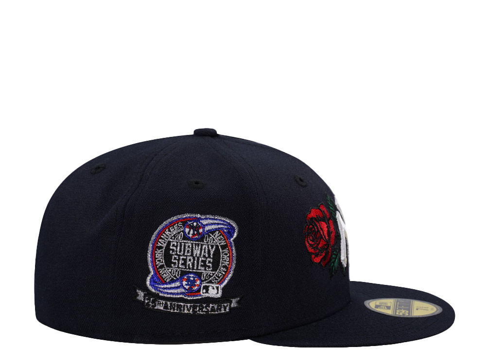 New Era New York Yankees Subway Series Rose Ocean Blue Prime Edition 59Fifty Fitted Hat