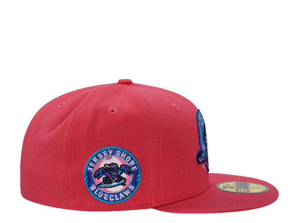 New Era Jersey Shore Blueclaws Copa Coral Prime Edition 59Fifty Fitted Hat