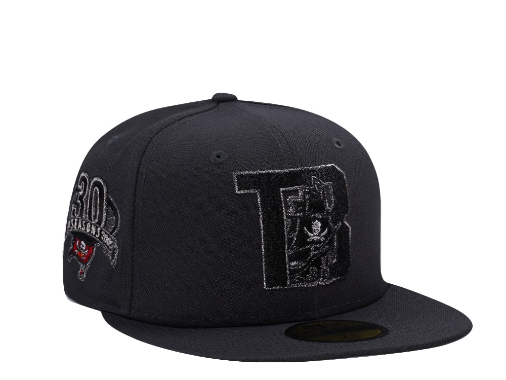 New Era Tampa Bay Buccaneers 30th Anniversary Gray Prime Edition 59Fifty Fitted Hat