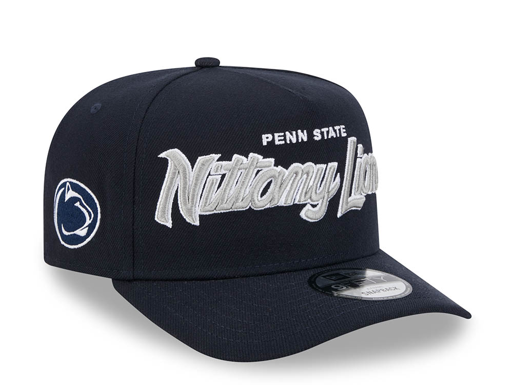 New Era Penn State Nittany Lions Navy 9Fifty A Frame Snapback Hat