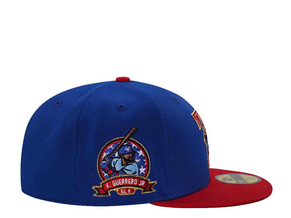 New Era Toronto Blue Jays Vladimir Guerrero Jr. Blue Two Tone Edition 59Fifty Fitted Hat
