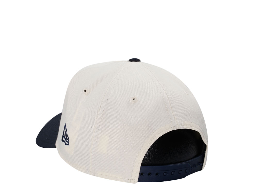 New Era Atlanta Braves World Series 1995 Chrome Navy Two Tone Edition 9Forty A Frame Snapback Hat
