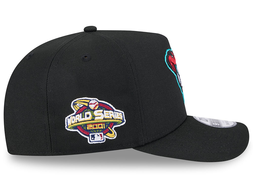 New Era Arizona Diamondbacks World Series 2001 Black 9Fifty A Frame Snapback Hat