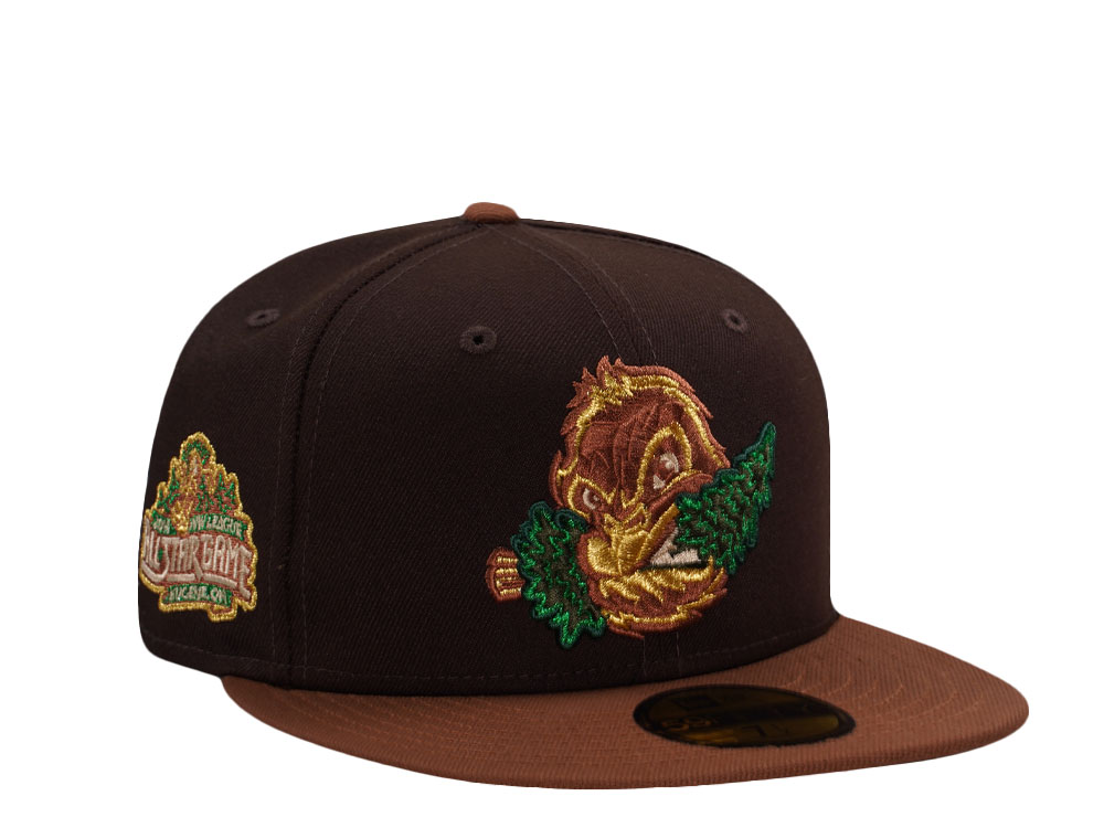 New Era Eugene Emeralds All Star Game Burnt Wood Two Tone Edition 59Fifty Fitted Hat