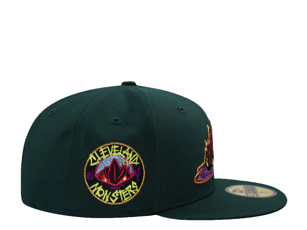 New Era Cleveland Monsters Dark Green Prime Edition 59Fifty Fitted Hat