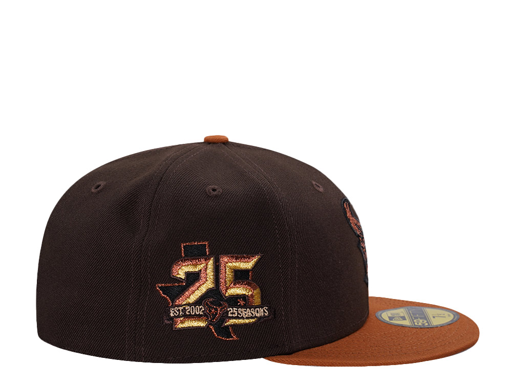 New Era Houston Texans 25th Anniversary Burnt Wood Two Tone Edition 59Fifty Fitted Hat
