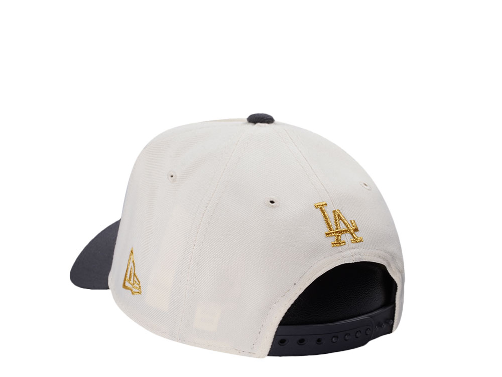 New Era Los Angeles Dodgers Japan Chrome Cement Two Tone Edition 9Forty A Frame Snapback Hat