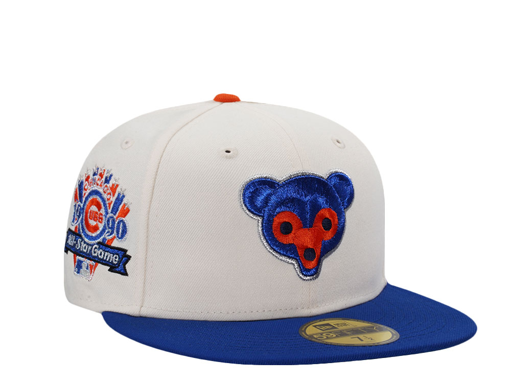 New Era Chicago Cubs All Star Game 1990 Chrome Two Tone Edition 59Fifty Fitted Hat