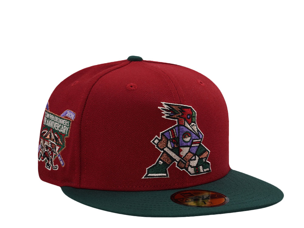 New Era Tucson Roadrunners 10th Anniversary Red Two Tone Edition 59Fifty Fitted Hat