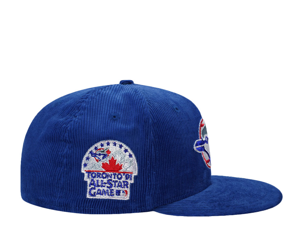 New Era Toronto Blue Jays All Star Game 1991 Blue Corduroy Prime Edition 59Fifty Fitted Hat