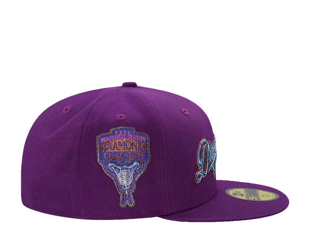 New Era Arizona Diamondbacks Inaugural Season 1998 Grape Prime Edition 59Fifty Fitted Hat