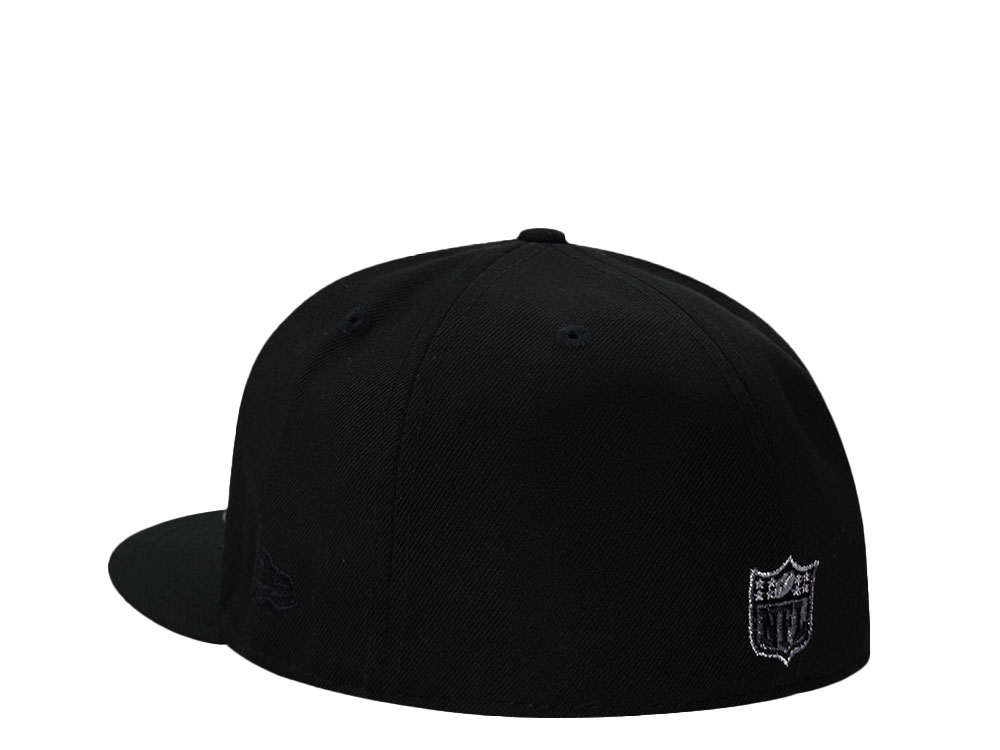 New Era Las Vegas Raiders Super Bowls Champions Black Prime Edition 59Fifty Fitted Hat
