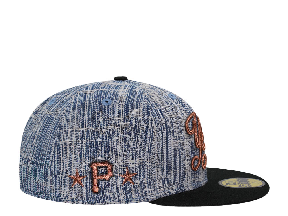 New Era Indianapolis Indians Distressed Denim Two Tone Prime Edition 59Fifty Fitted Hat