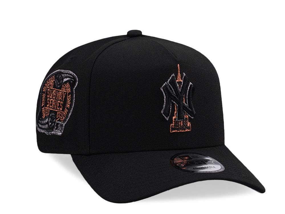 New Era New York Yankees World Series 2000 Black Prime Edition 9Forty A Frame Snapback Hat