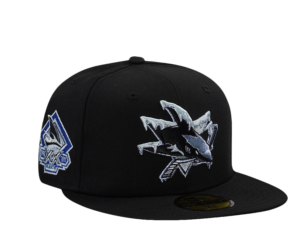 New Era San Jose Sharks 20th Anniversary Frozen Tundra Edition 59Fifty Fitted Hat