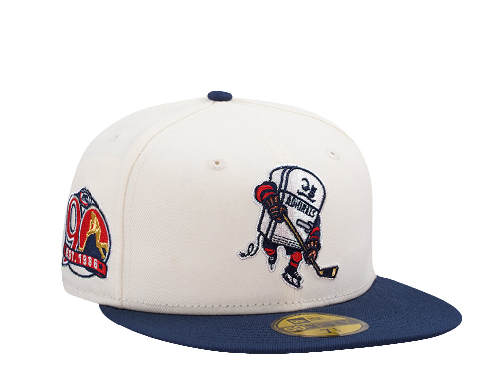 New Era Milwaukee Admirals 90th Anniversary Chrome Two Tone Edition 59Fifty Fitted Hat
