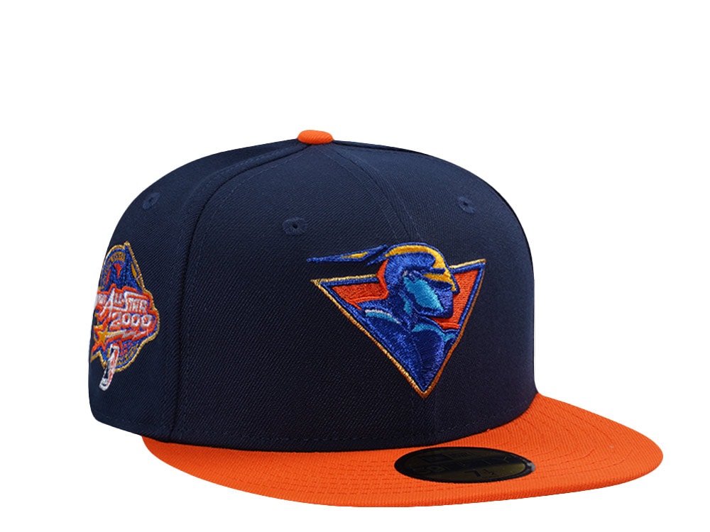 New Era Golden State Warriors All Star Game 2000 Ocean Blue Two Tone Edition 59Fifty Fitted Hat