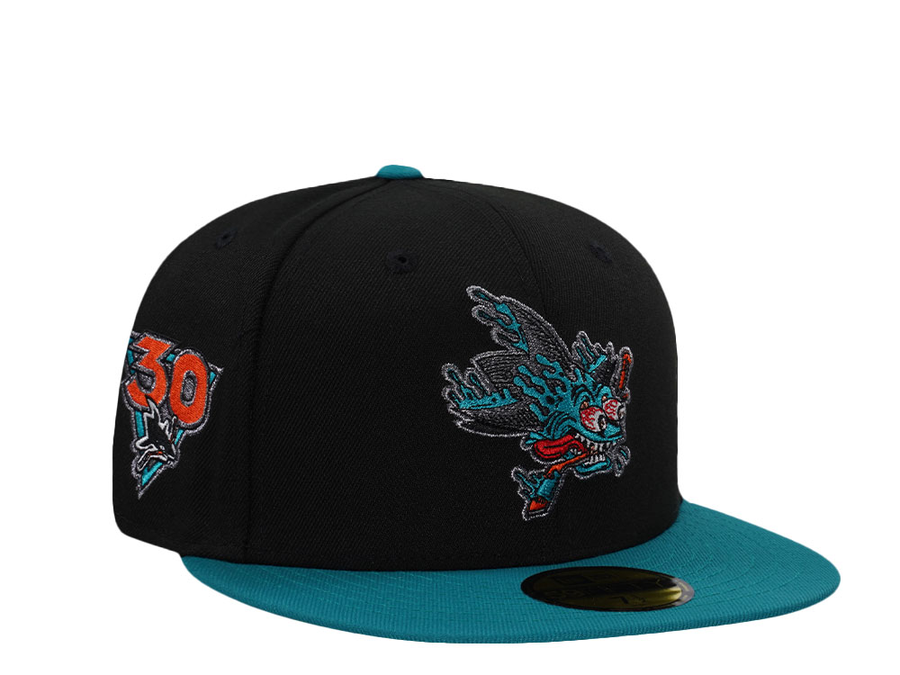 New Era San Jose Sharks 30th Anniversary Black Two Tone Edition 59Fifty Fitted Hat