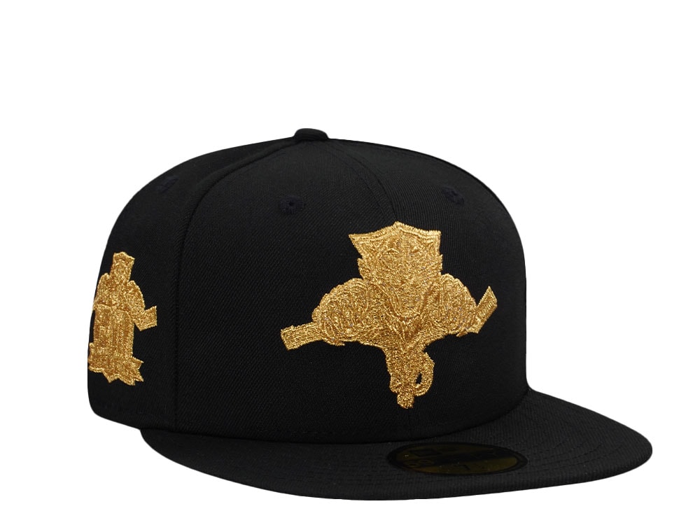 New Era Florida Panthers 30th Anniversary 24K Black Prime Edition 59Fifty Fitted Hat
