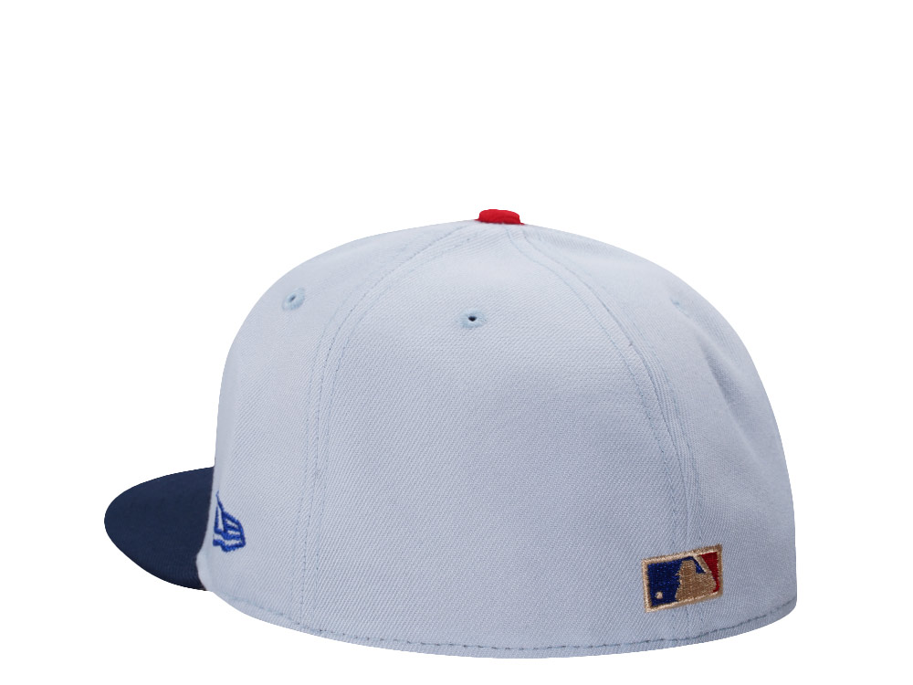 New Era Chicago Cubs Be Alert Mountain Blue Two Tone Edition 59Fifty Fitted Hat