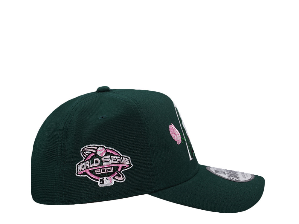 New Era Arizona Diamondbacks World Series 2001 Dark Green Prime Edition 9Forty A Frame Snapback Hat