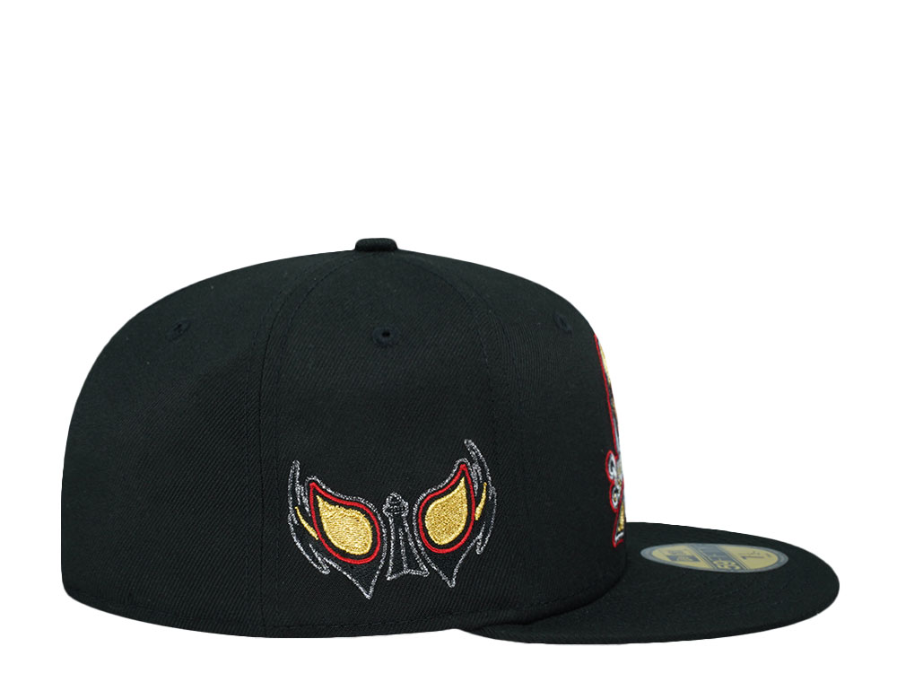 New Era Reading Fighting Phils Luchadores Black Prime Edition 59Fifty Fitted Hat
