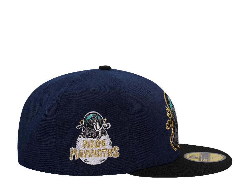 New Era Erie Sea Wolves Ocean Blue Two Tone Edition 59Fifty Fitted Hat