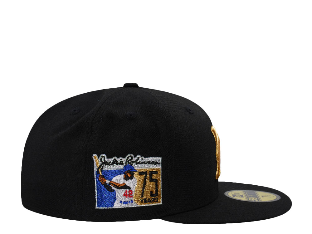 New Era Montreal Royals Jackie Robinson 75 Years Black Wool Edition 59Fifty Fitted Hat