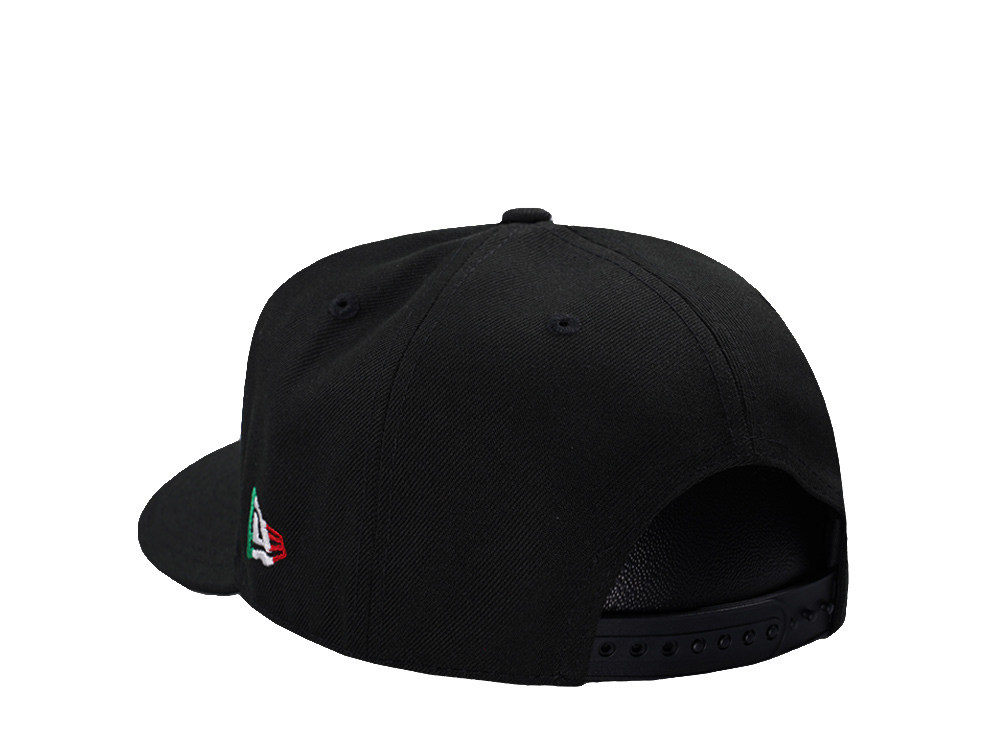 New Era Mexico Black Prime Edition 9Fifty A Frame Snapback Hat