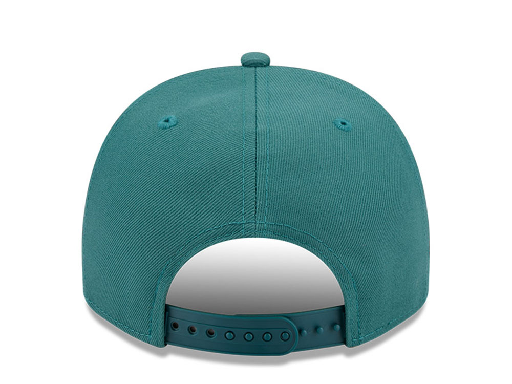 New Era Philadelphia Eagles Local Play Green 9Fifty A Frame Snapback Hat