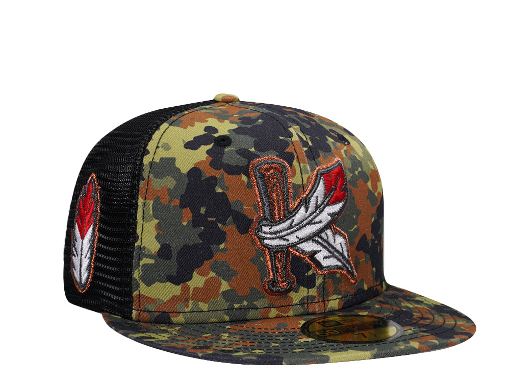 New Era Kingston Indians Flecktarn Trucker Edition 59Fifty Fitted